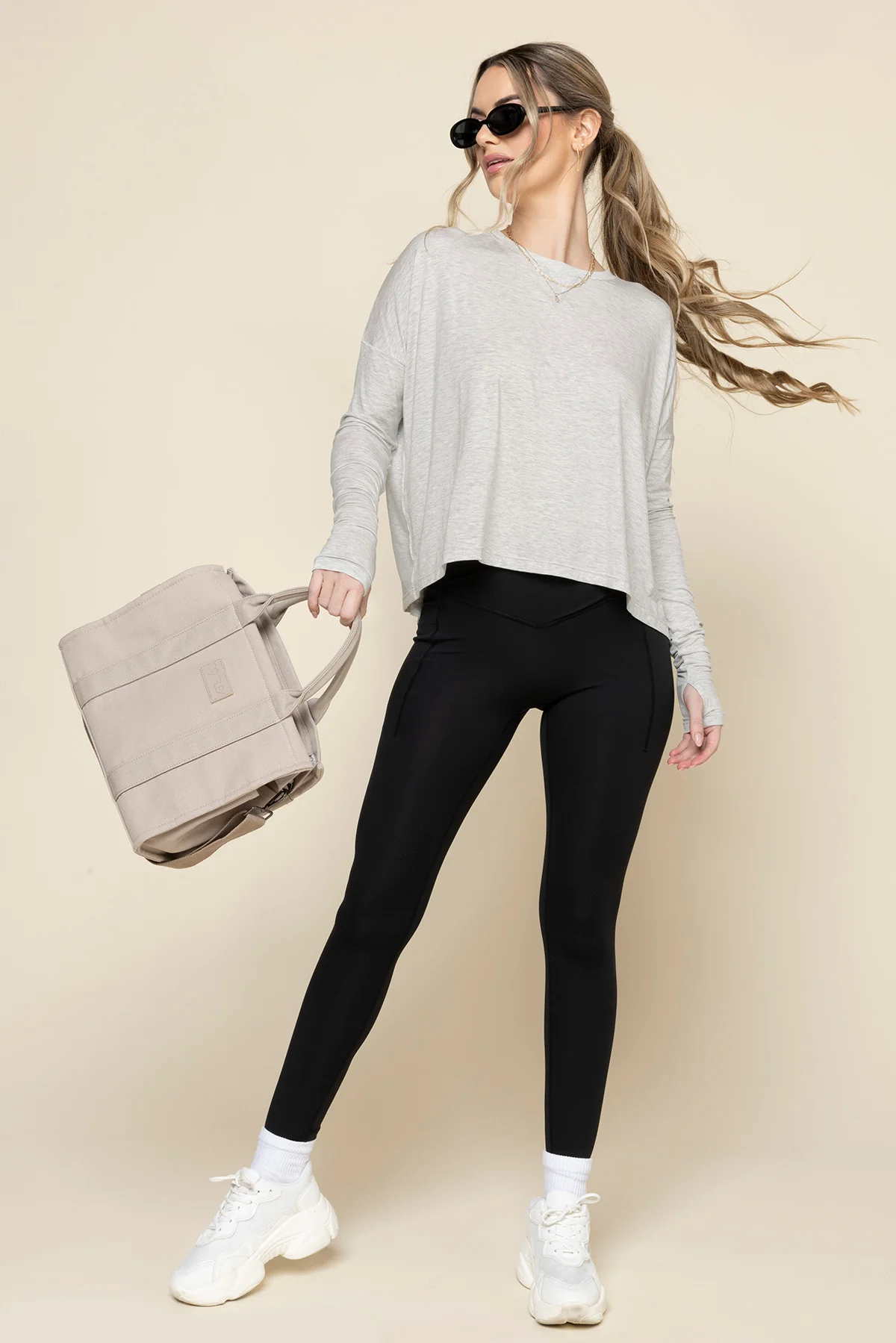 The Perfect Long Sleeve Top - Heather Grey