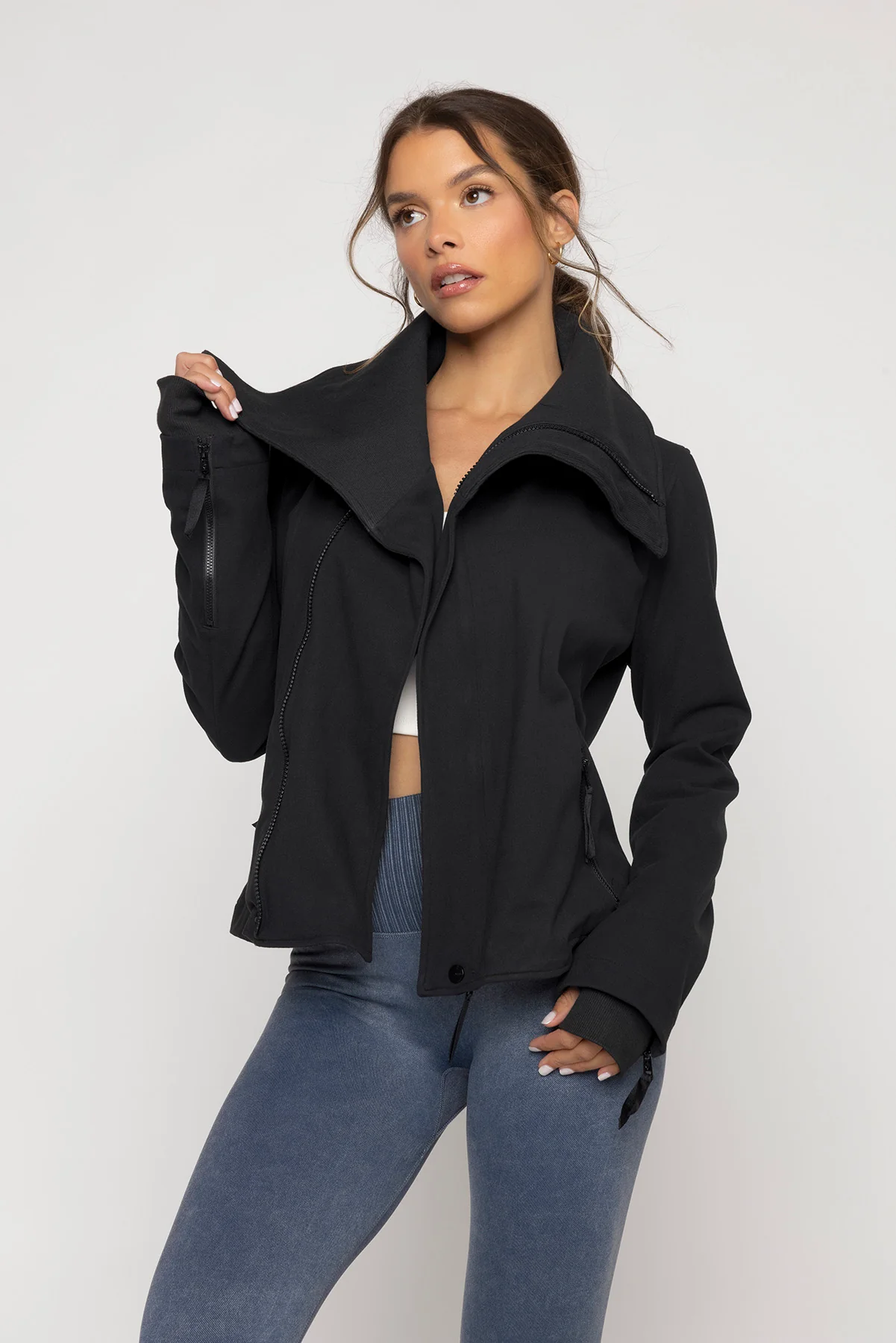 Heart Racer Moto Jacket - Black