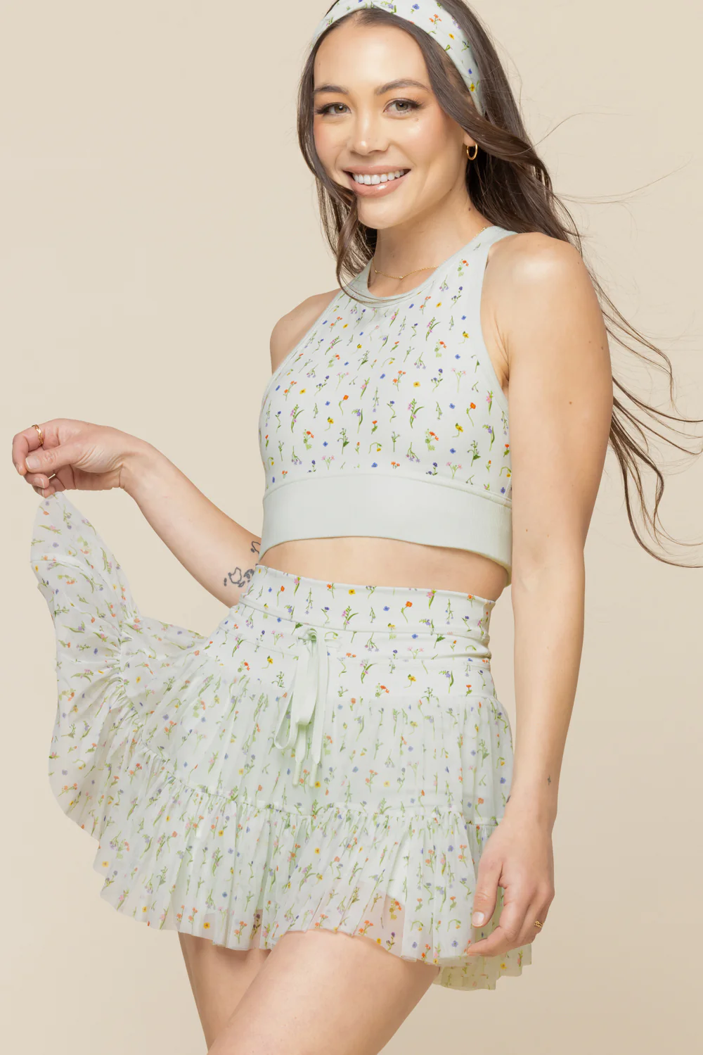 Pirouette Skort - Meadow