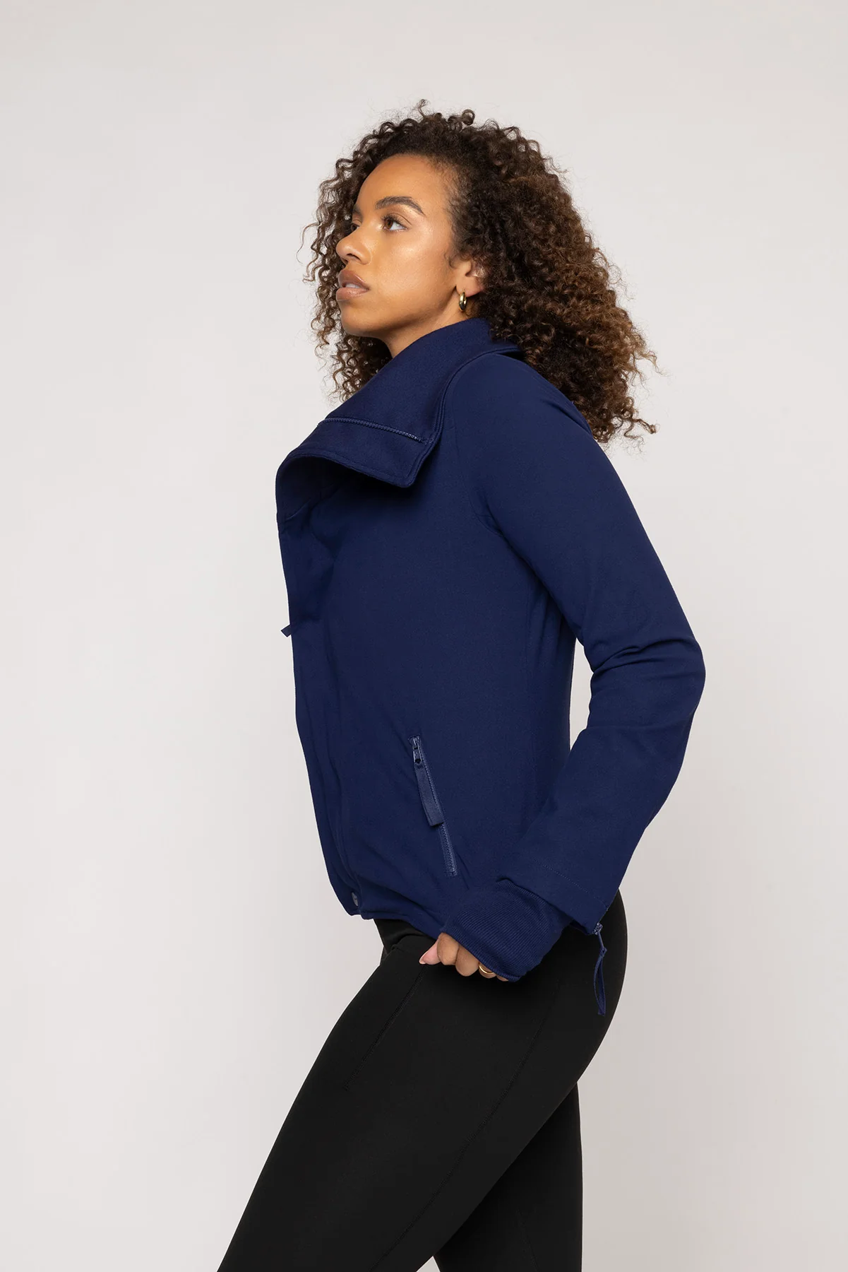 Heart Racer Moto Jacket - True Blue