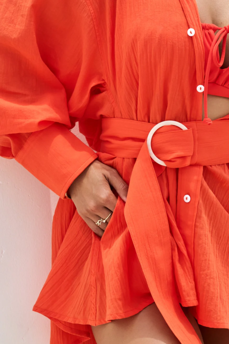 I Need a Vacation Shirt Dress - Poppy