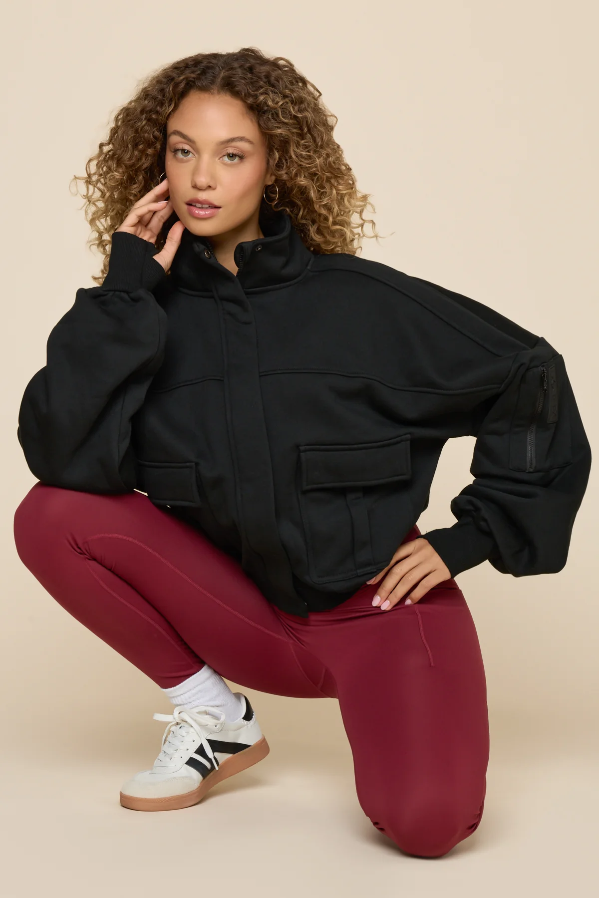 Fly High Bomber Jacket - Black