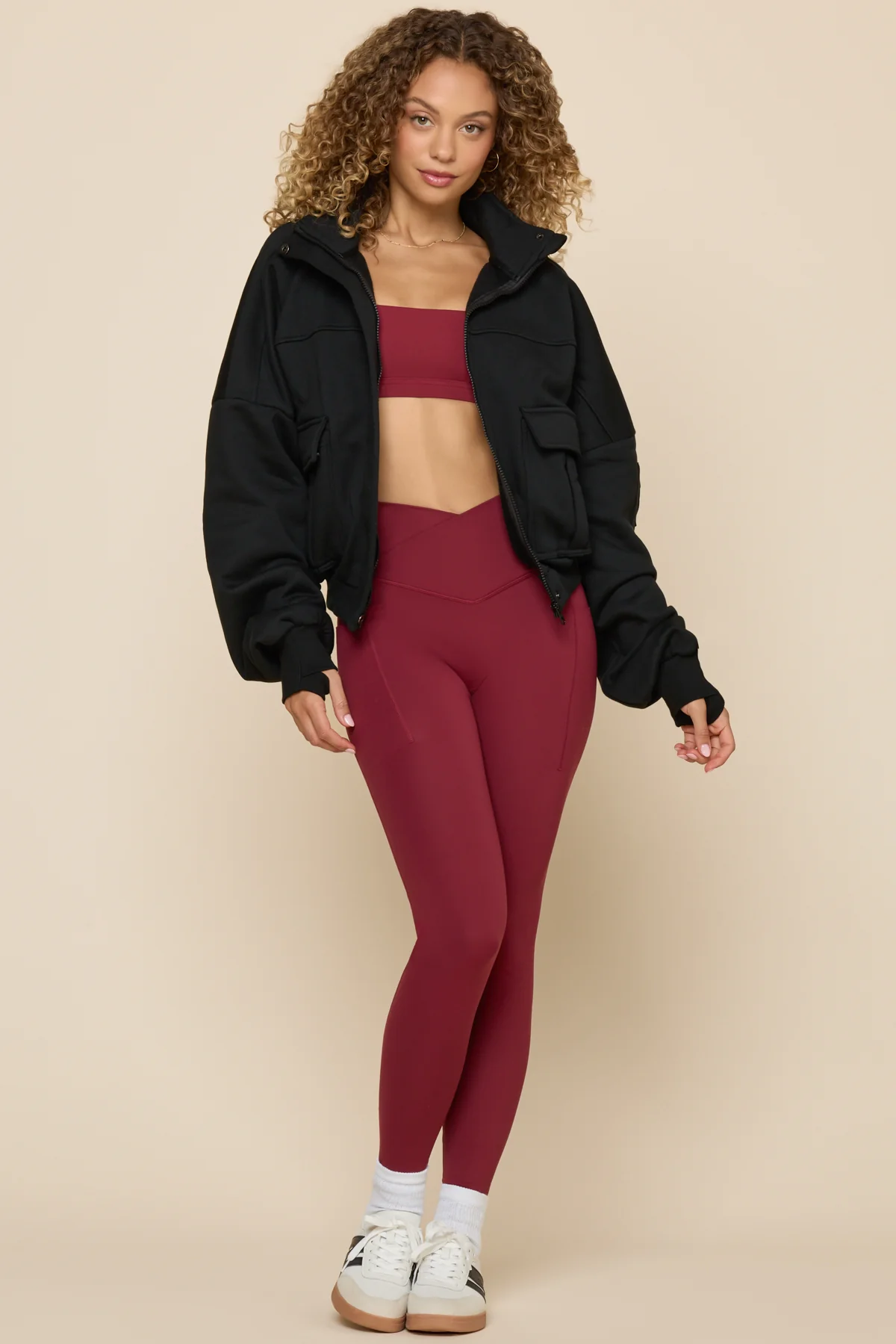 Fly High Bomber Jacket - Black