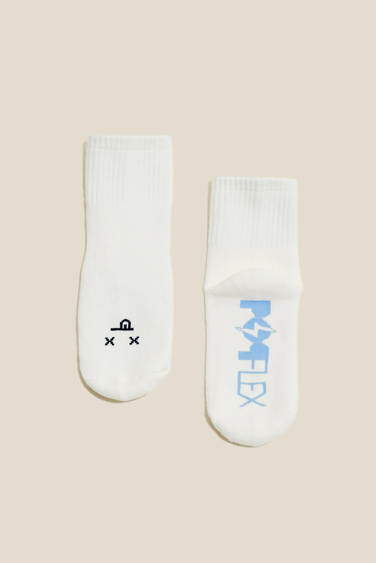 Mixed Emotions Crew Socks - Dead Face