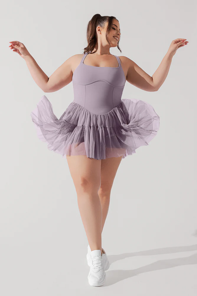 Corset Pirouette Dress - Lilac