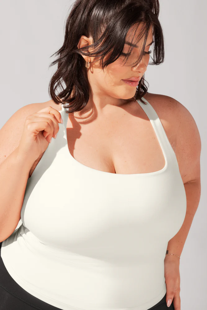Audrey Tank - Coconut Cream