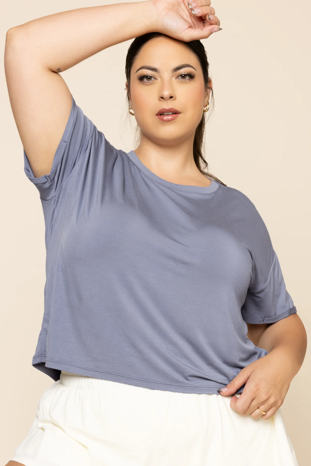 The Perfect Tee - Blue Mist