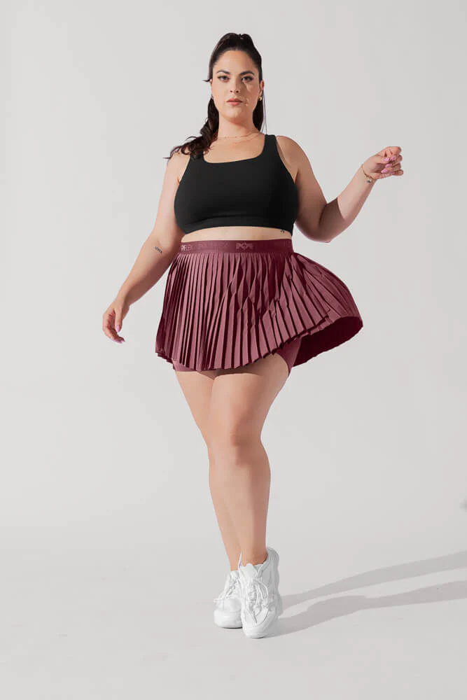 Ace âem Pleated Skort - Desert Rose