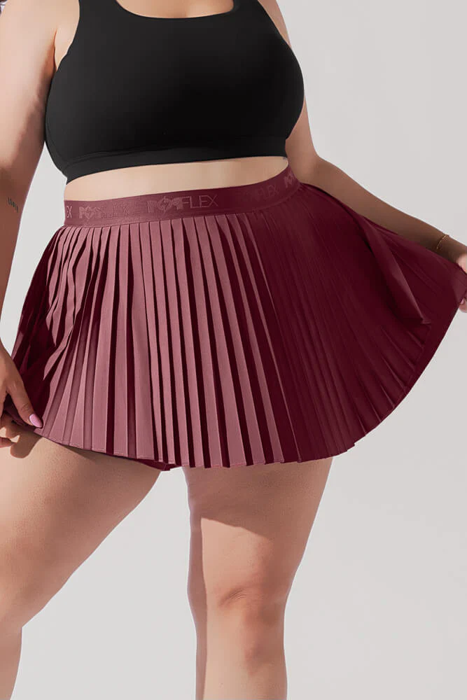 Ace âem Pleated Skort - Desert Rose