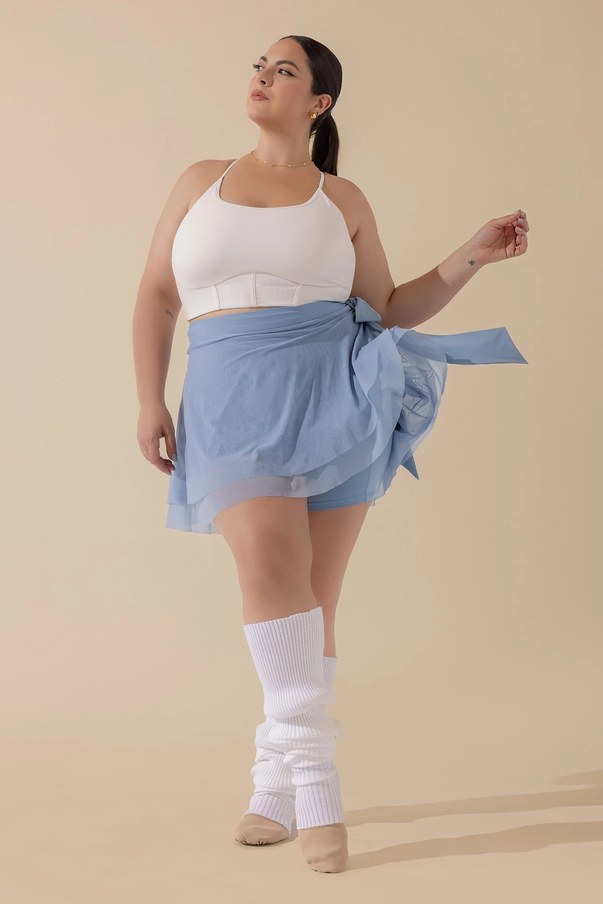 Juliet Wrap Skort - Blue Storm
