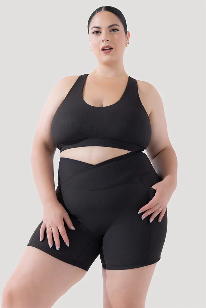 Deep Darling Bra (Ribbed) - Dark Charcoal