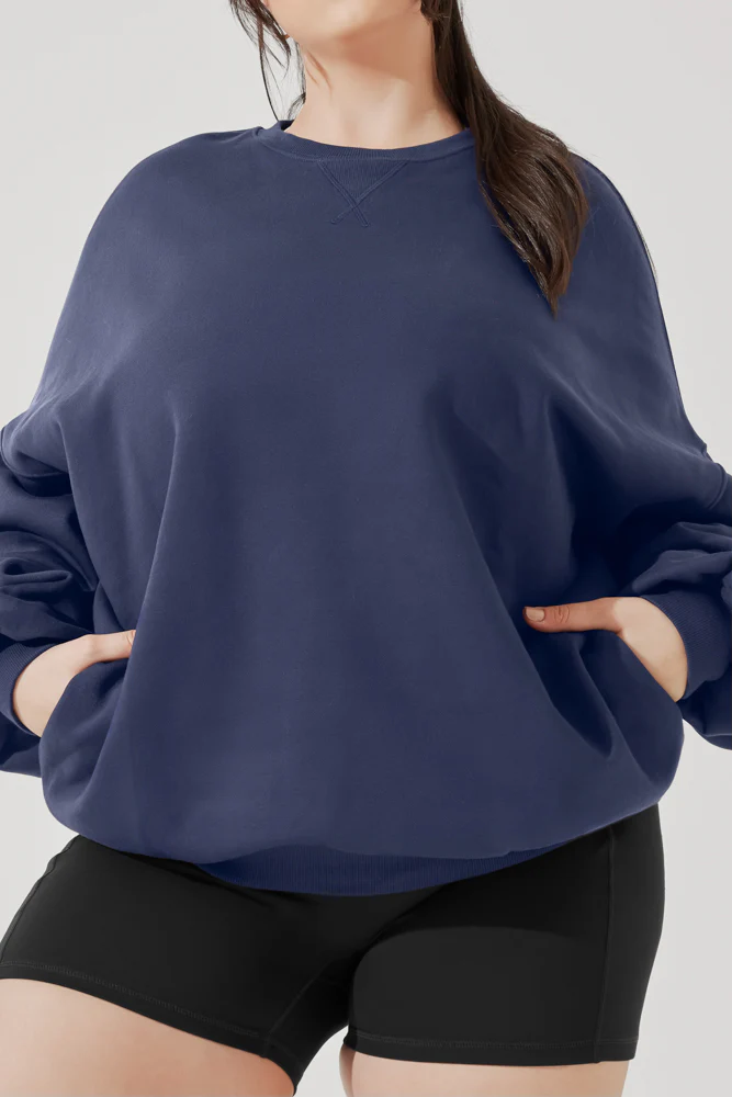 Cloud Crewneck Sweater - Academic Navy