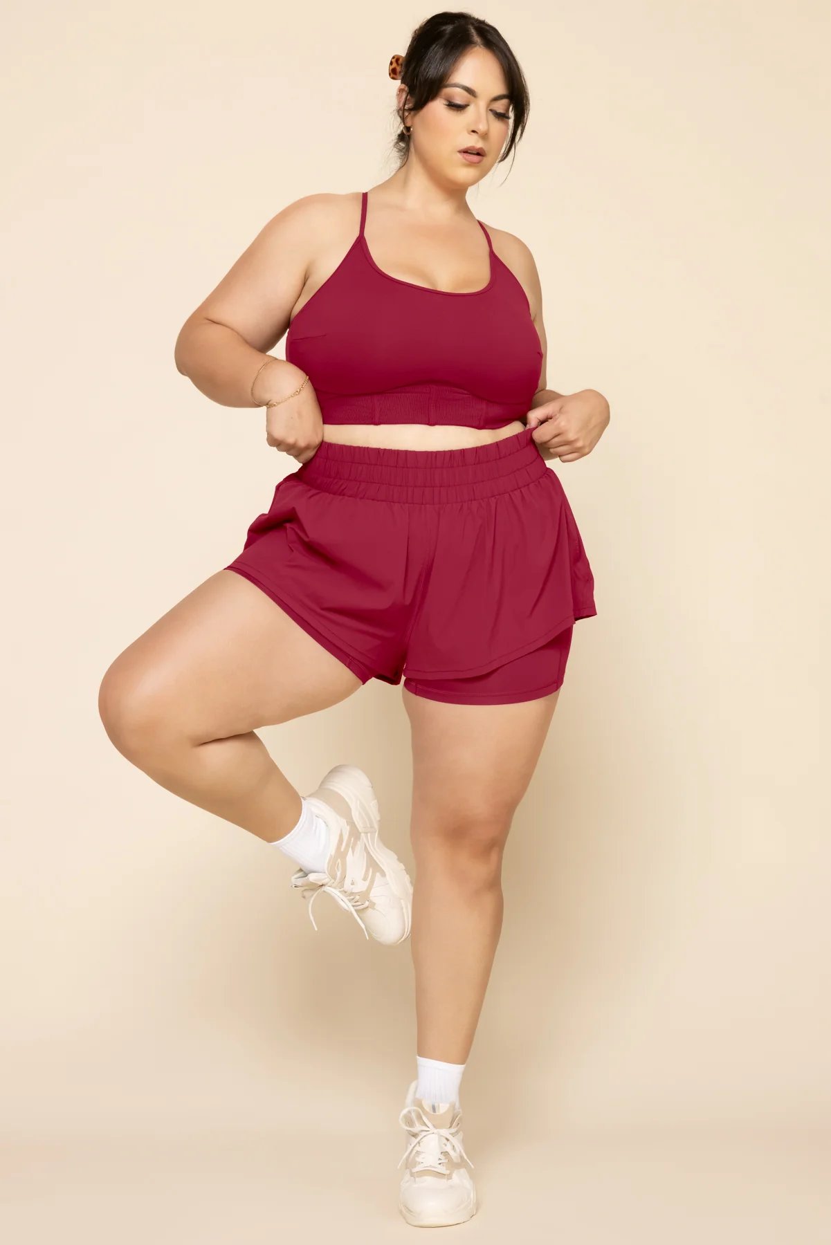 High Waisted Supershortâ¢ - Ruby
