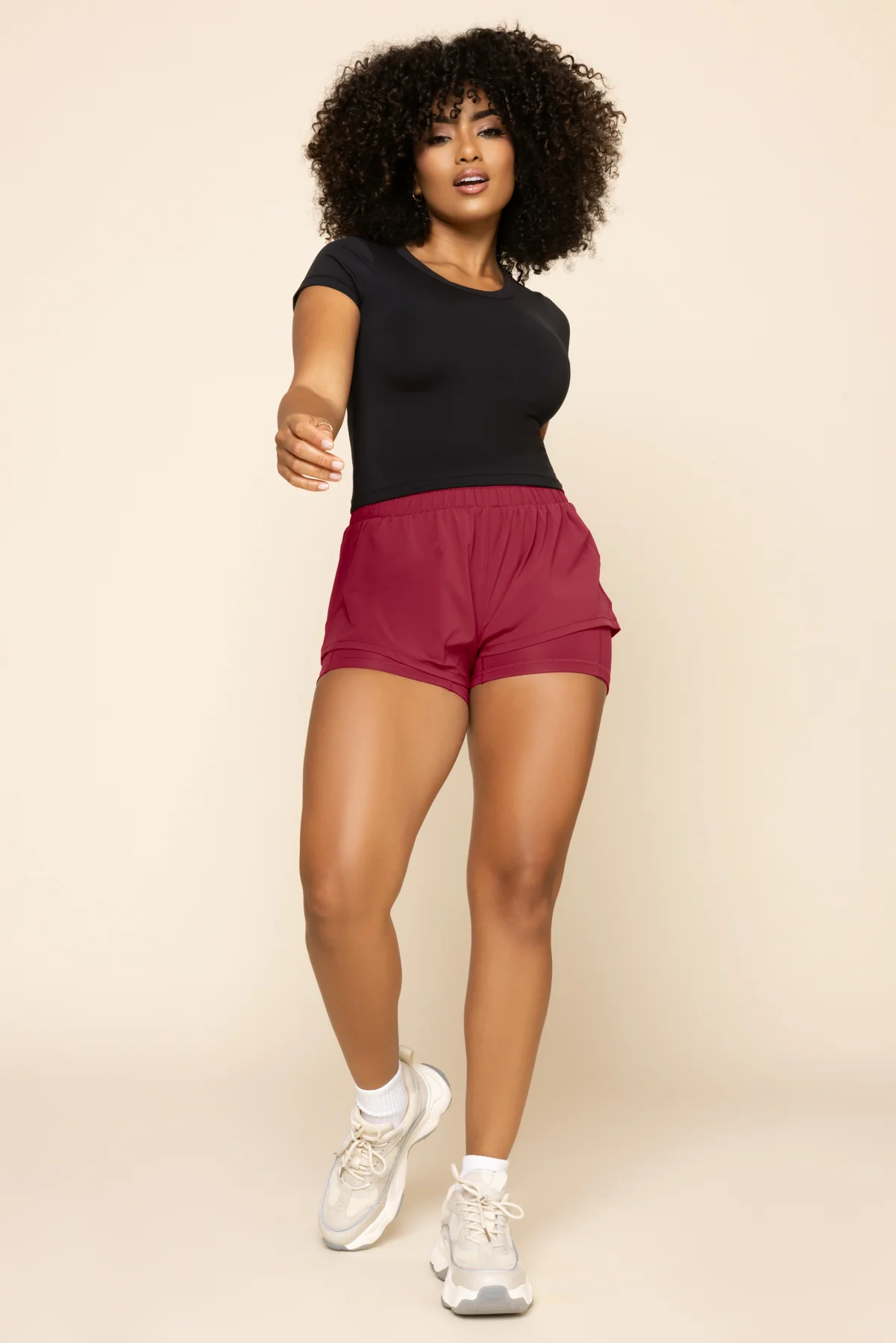 Call Me Baby Reversible Tee (Cropped) - Black