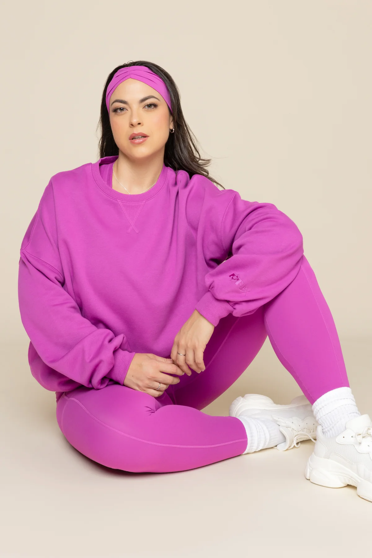 Cloud Crewneck Sweater - Royal Orchid