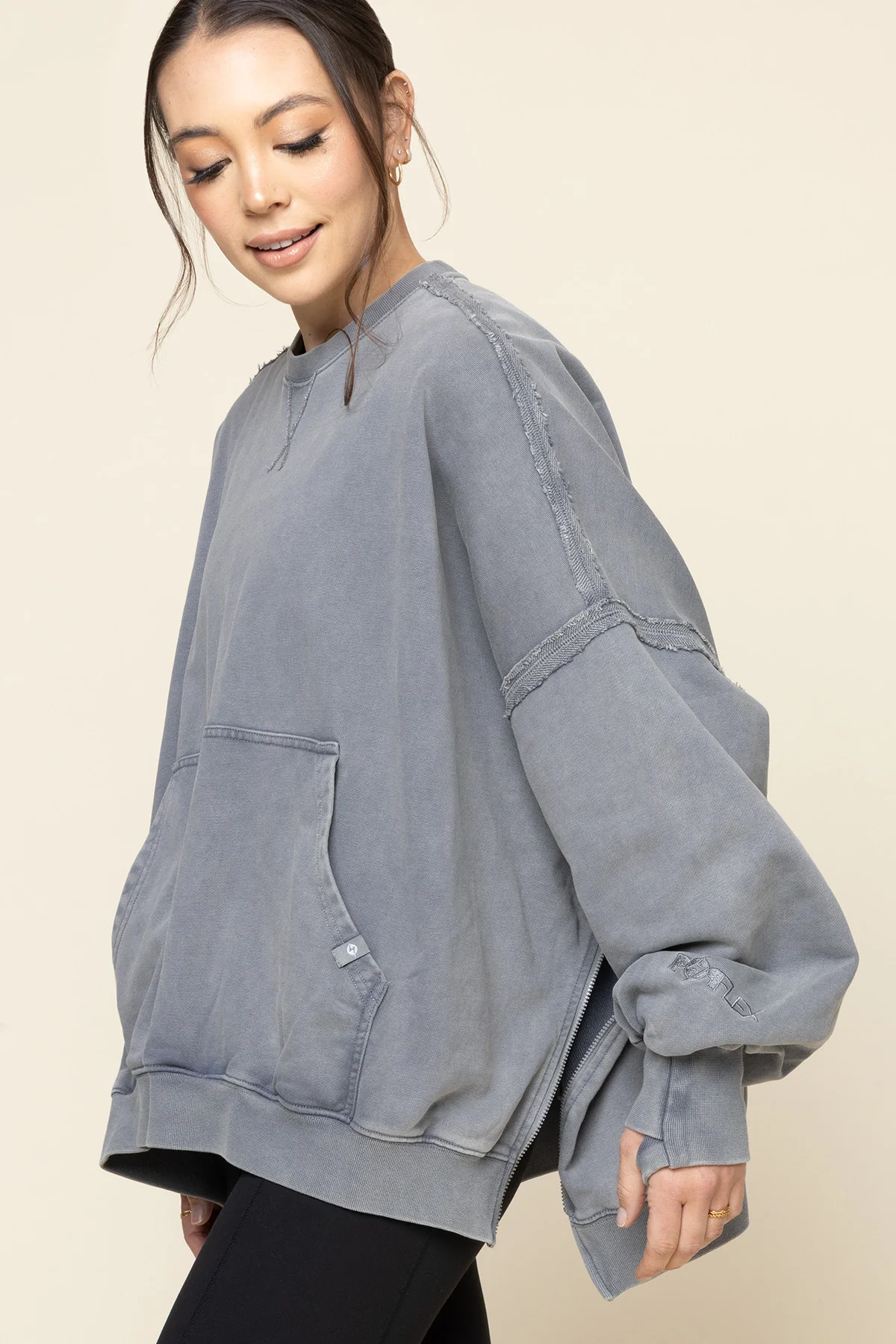 Boxy Crewneck - Vintage Grey