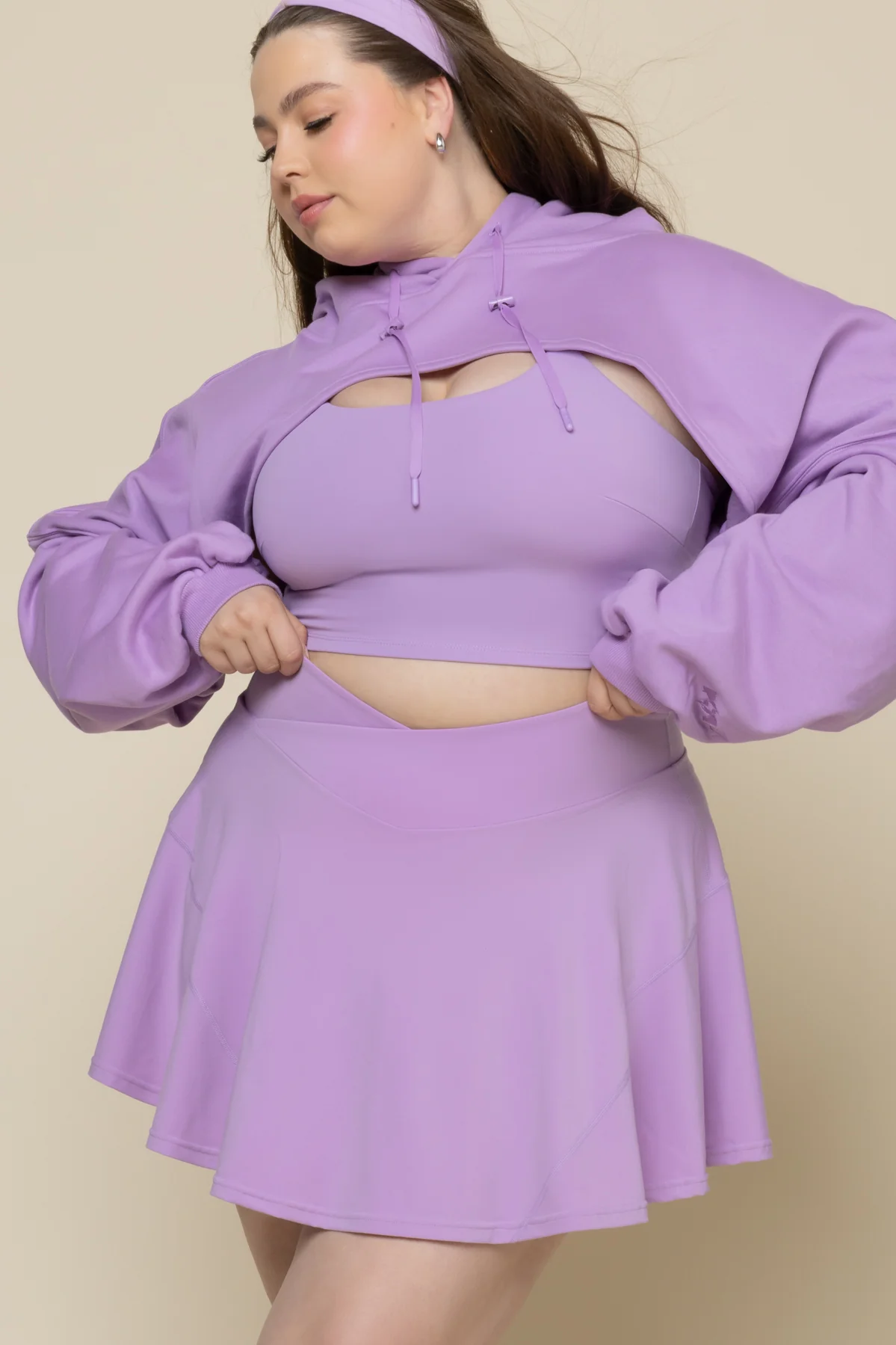 Crisscross HourglassÂ® Twirl Skort - Mystic Purple