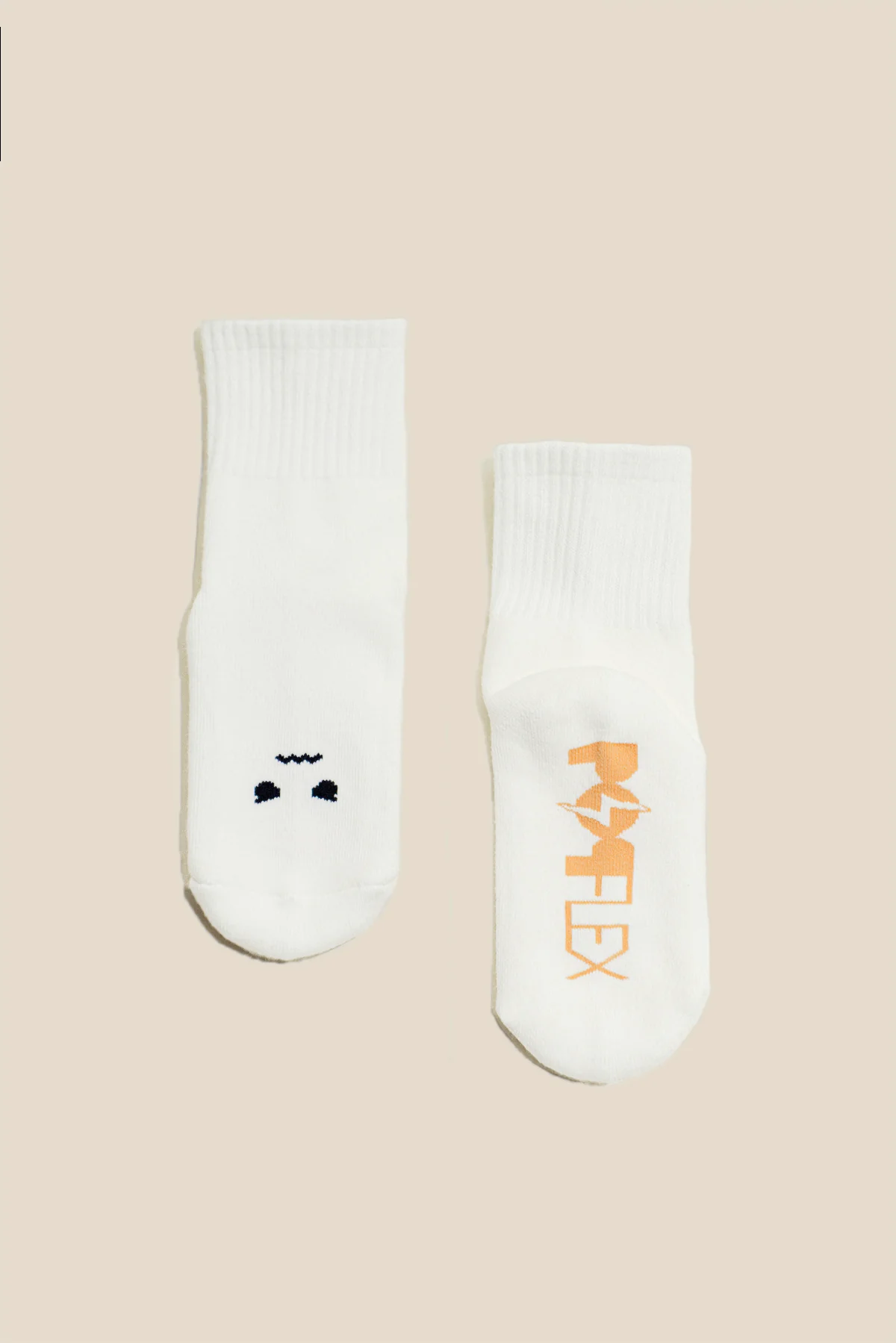 Mixed Emotions Crew Socks - Angry Face