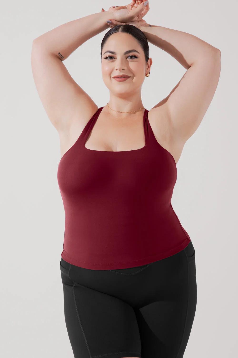 Audrey Tank - Crimson