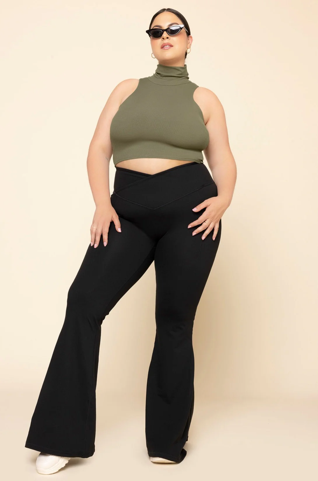 I Feel Cute Crop Top - Burnt Olive