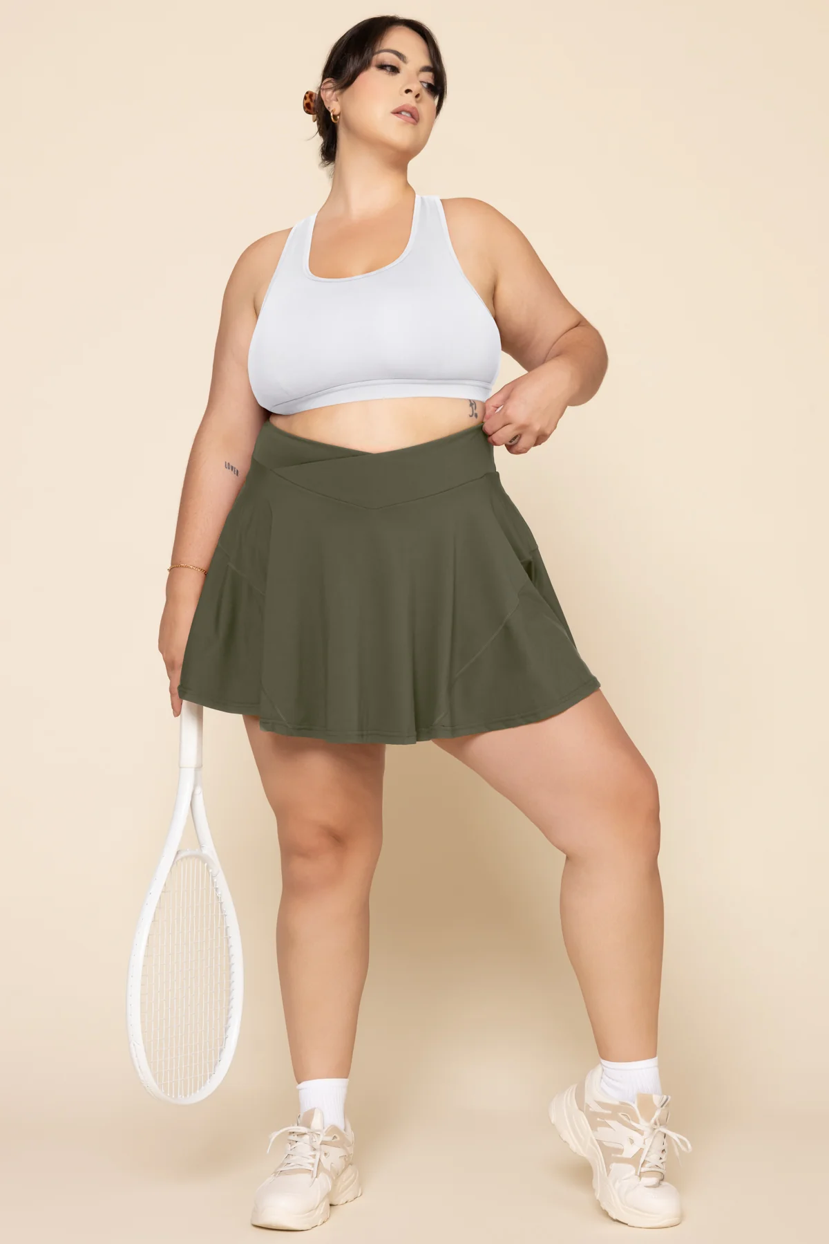 Crisscross HourglassÂ® Twirl Skort - Ivy