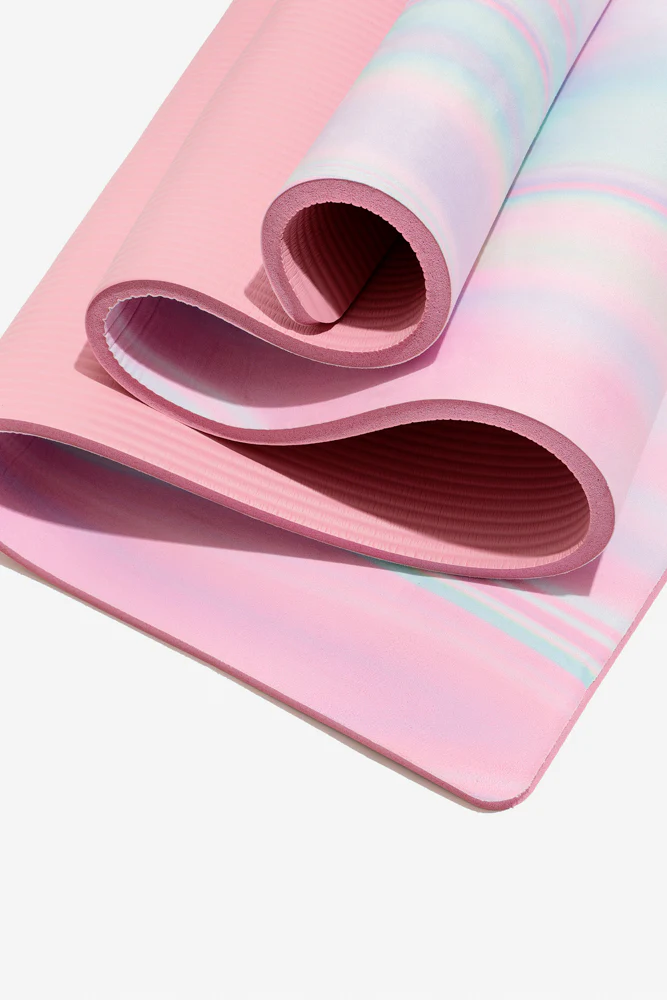 CloudCushion Vegan Suede Yoga Mat - Prismatic 0.5â Thick