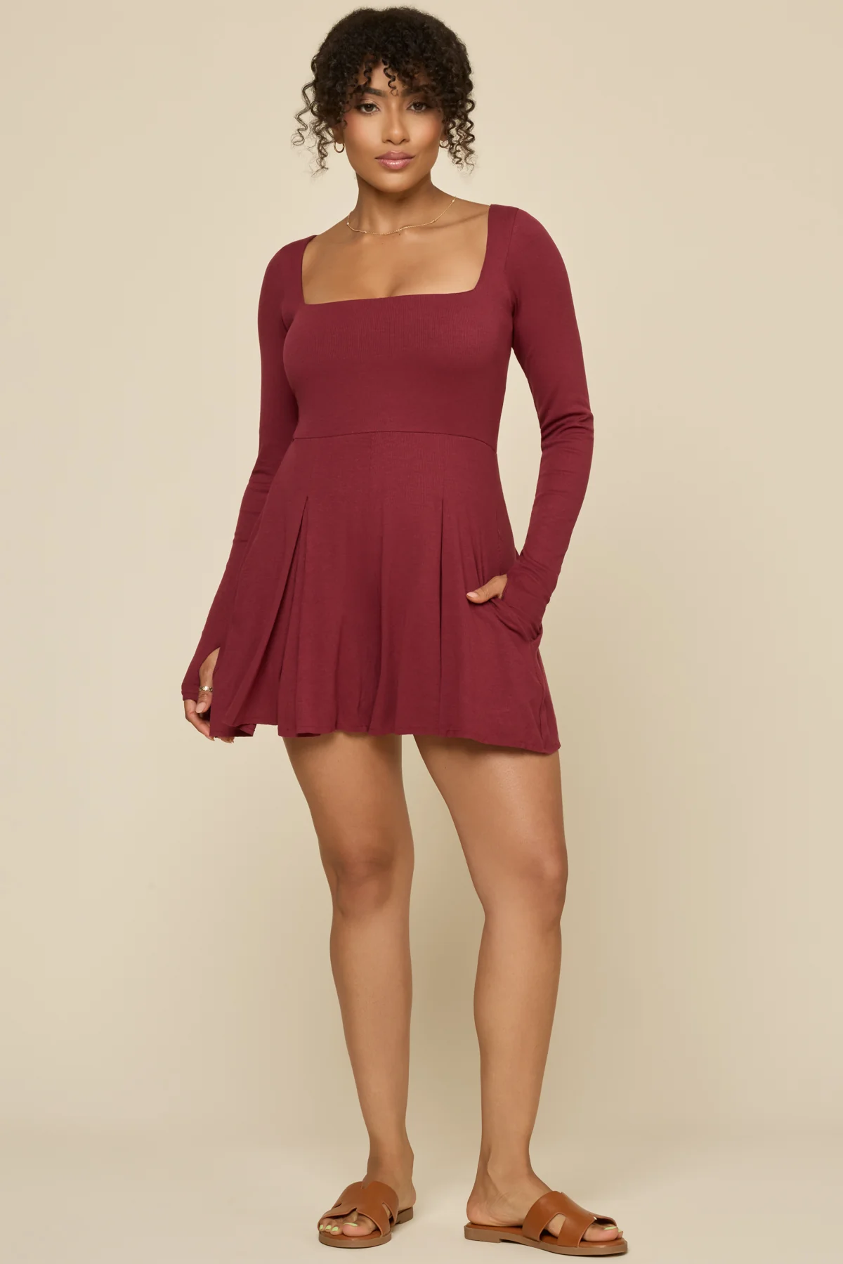 8431-go-with-the-flow-long-sleeve-romper-crimson-1.webp