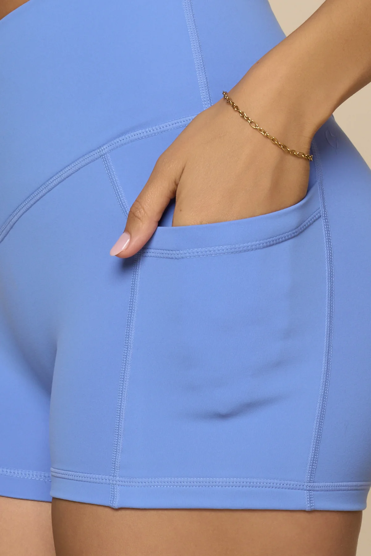 Crisscross HourglassÂ® Booty Short - Nordic Blue